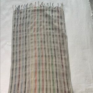 Pier one imports cotton blend striped scarf